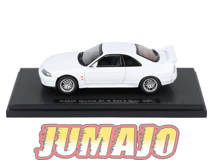 JPC9 voiture 1/43 EBBRO JAPON : NISSAN Skyline GT-R R33 V Spec 1995