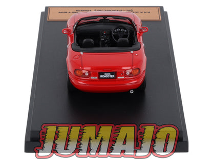 JPL84 1/43 HACHETTE Japon : MAZDA Eunos Roadster MX5 (E-NA6CE) 1989