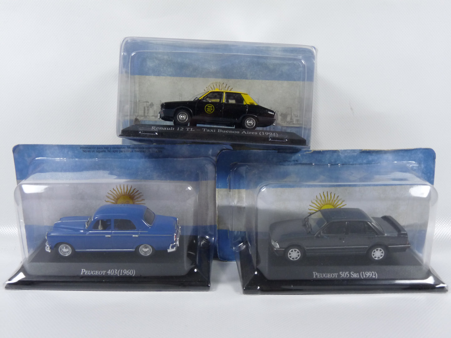 KAS-K Lot de 7 Voitures 1/43 Modèles cassés Salvat Argentine BROKEN MODELS