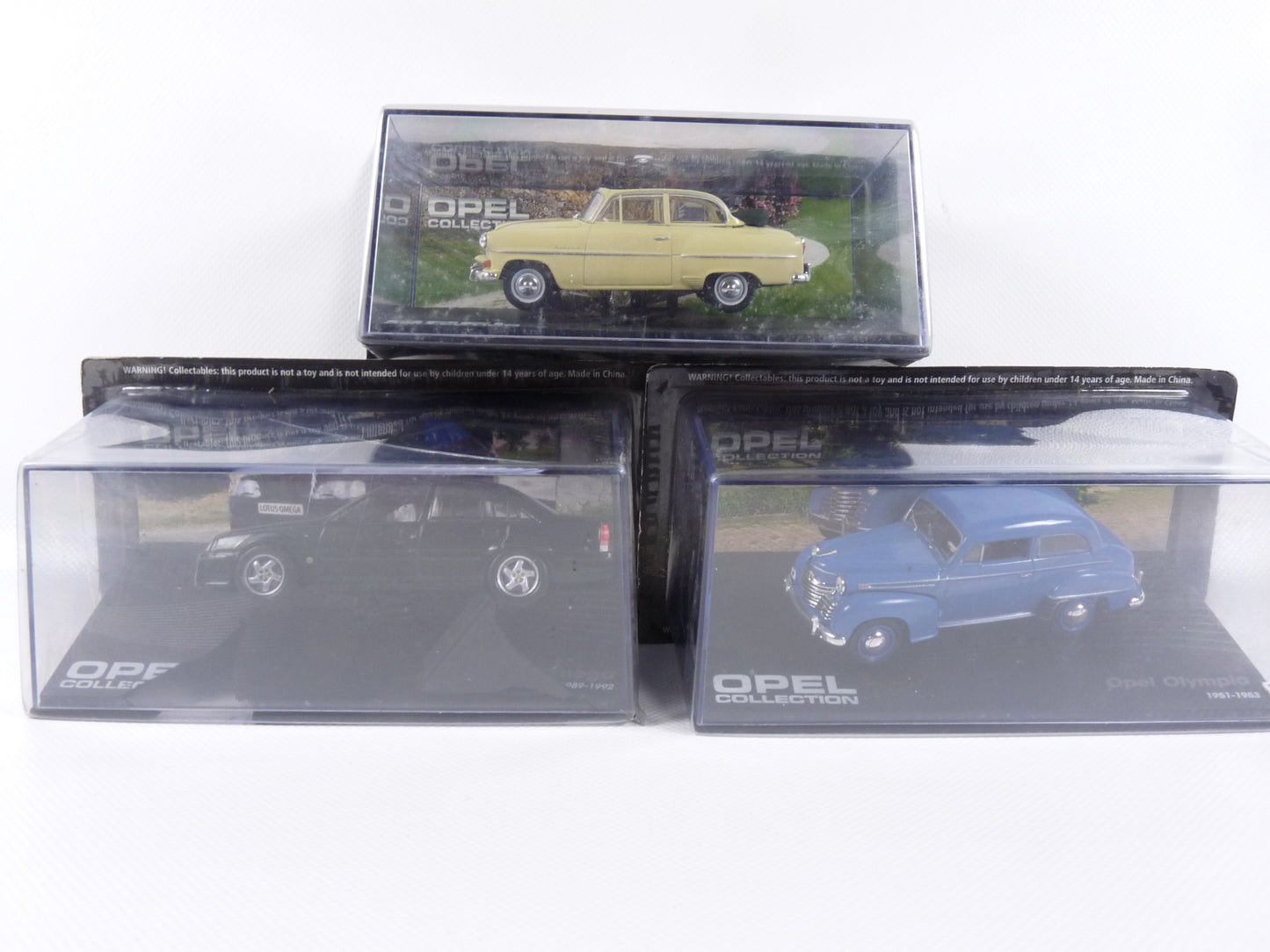 KAS-L Lot de 6 Voitures 1/43 Modèles cassés Opel BROKEN MODELS