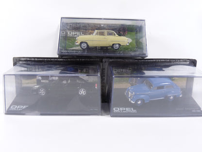 KAS-L Lot de 6 Voitures 1/43 Modèles cassés Opel BROKEN MODELS
