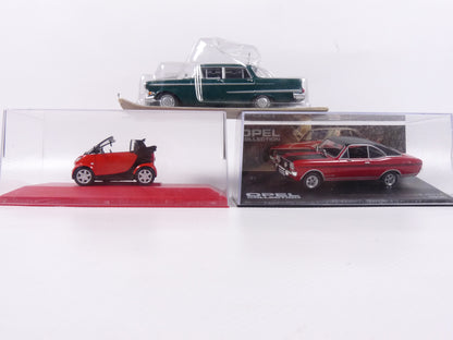 KAS-L Lot de 6 Voitures 1/43 Modèles cassés Opel BROKEN MODELS