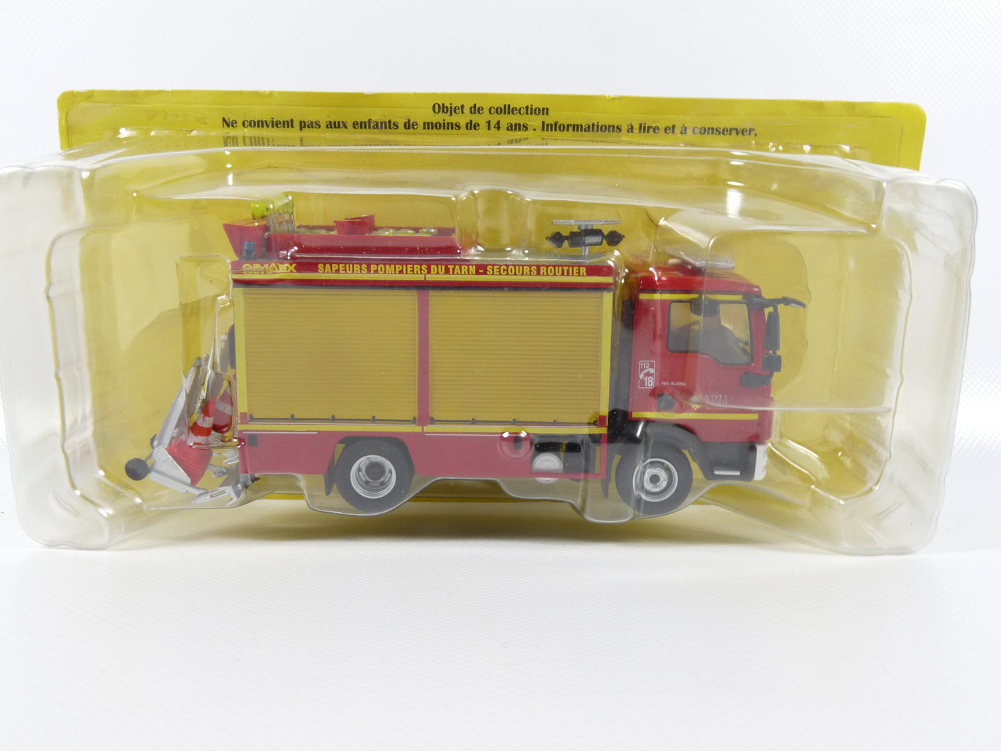 KAS-N Lot de 3 Voitures 1/43 Modèles cassés Camions Pompiers BROKEN MODELS