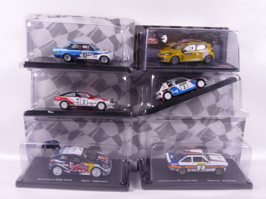 KAS-O Lot de 6 Voitures 1/43 Modèles cassés Rallye BROKEN MODELS