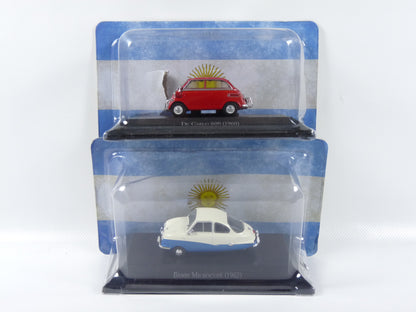 KAS-Q Lot de 10 Voitures 1/43 Modèles cassés Salvat Argentine BROKEN MODELS