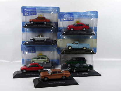 KAS-S Lot de 9 Voitures 1/43 Modèles cassés Salvat Renault Peugeot BROKEN MODELS