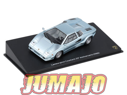 LB129 voiture 1/43 IXO LAMBORGHINI : Countach 25 ans 1988