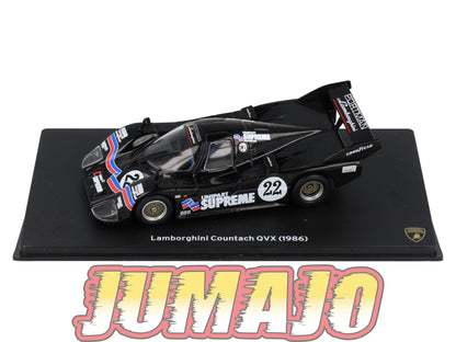 LB18 voiture 1/43 IXO LAMBORGHINI : COUNTACH QVX 1986 #22