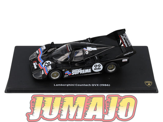 LB18 voiture 1/43 IXO LAMBORGHINI : COUNTACH QVX 1986 #22