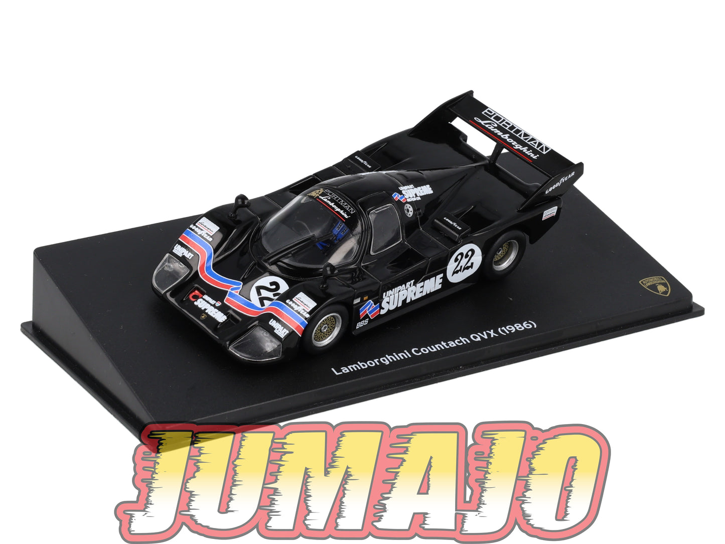 LB18 voiture 1/43 IXO LAMBORGHINI : COUNTACH QVX 1986 #22