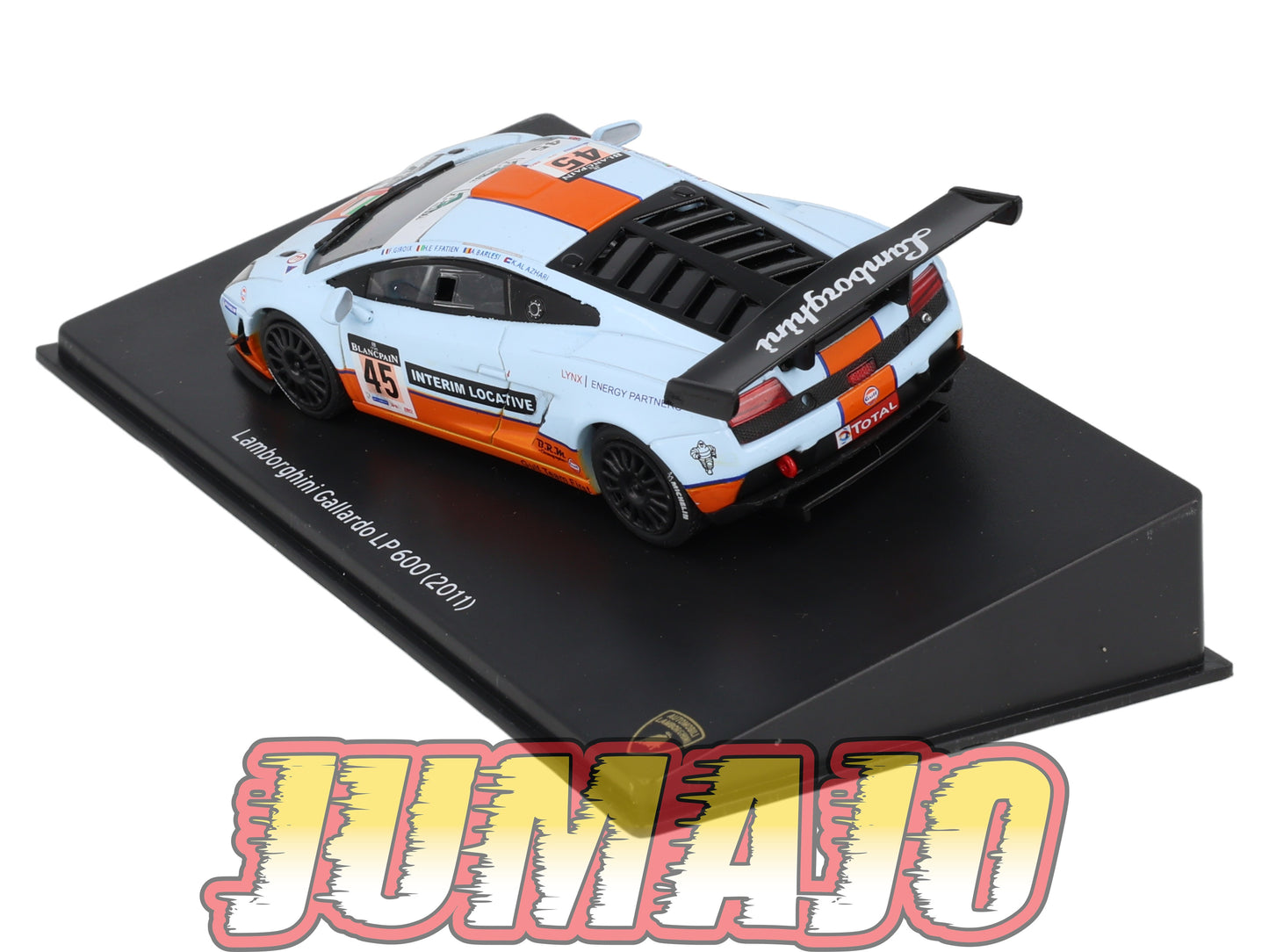 LB43 voiture 1/43 IXO LAMBORGHINI : Gallardo LP 600 Gulf 2011