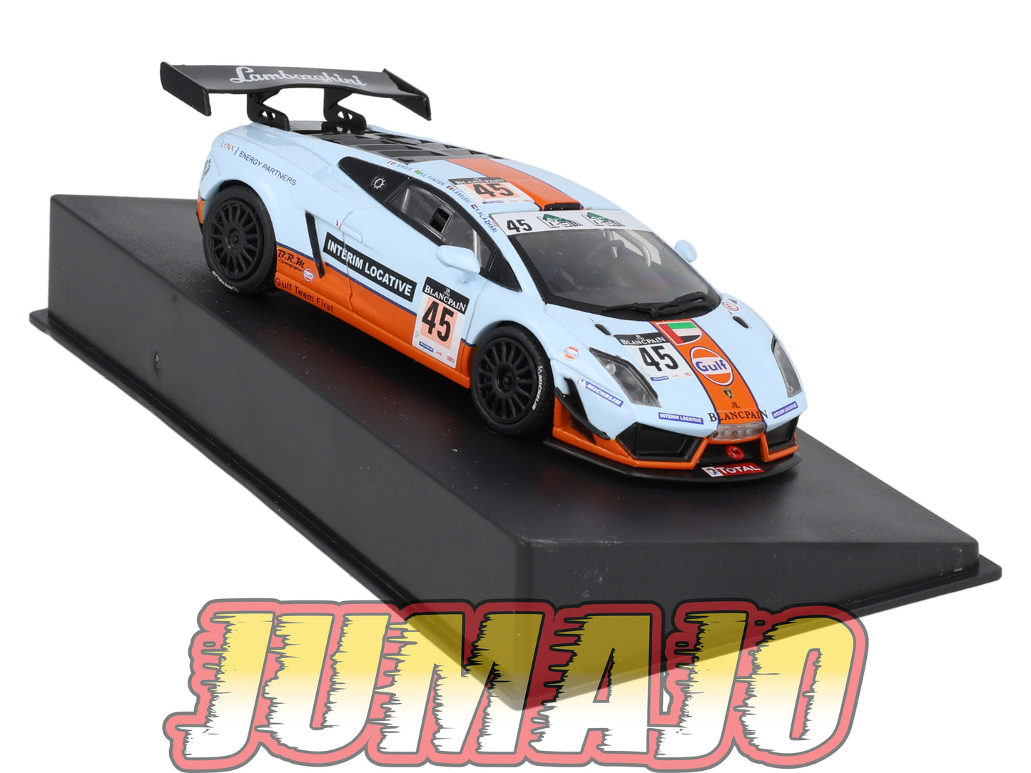 LB43 voiture 1/43 IXO LAMBORGHINI : Gallardo LP 600 Gulf 2011