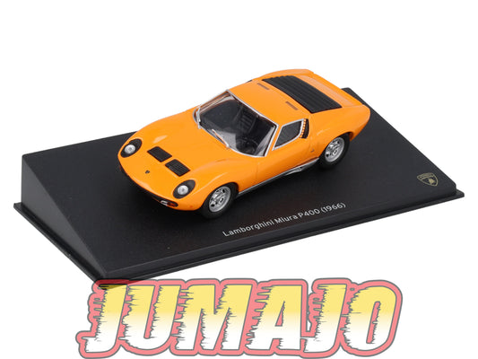 LB5 voiture 1/43 IXO LAMBORGHINI : MIURA P400 1966 orange