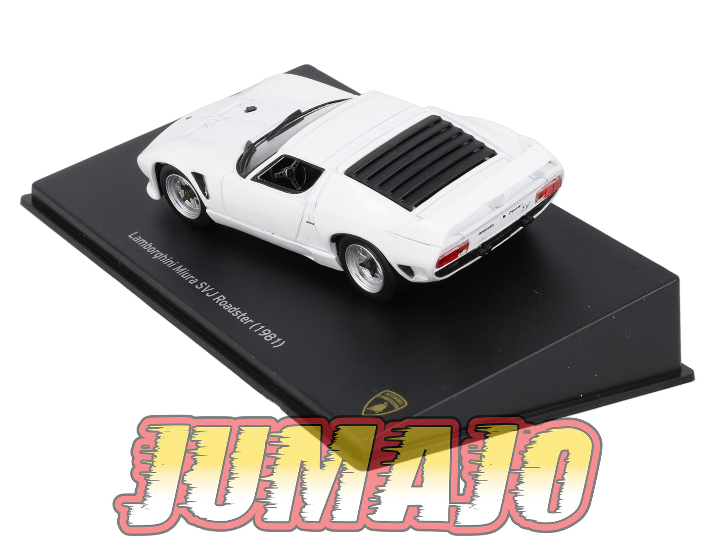LB61 voiture 1/43 IXO LAMBORGHINI : Miura SVJ Roadster 1981 Blanche