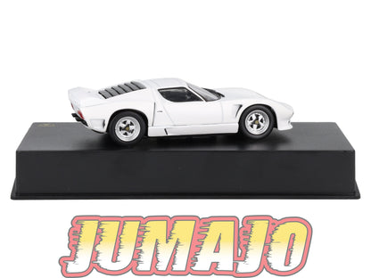 LB61 voiture 1/43 IXO LAMBORGHINI : Miura SVJ Roadster 1981 Blanche