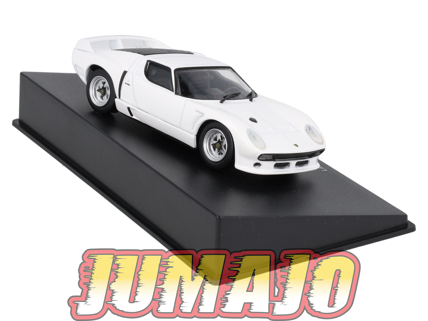LB61 voiture 1/43 IXO LAMBORGHINI : Miura SVJ Roadster 1981 Blanche