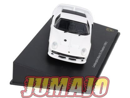 LB61 voiture 1/43 IXO LAMBORGHINI : Miura SVJ Roadster 1981 Blanche