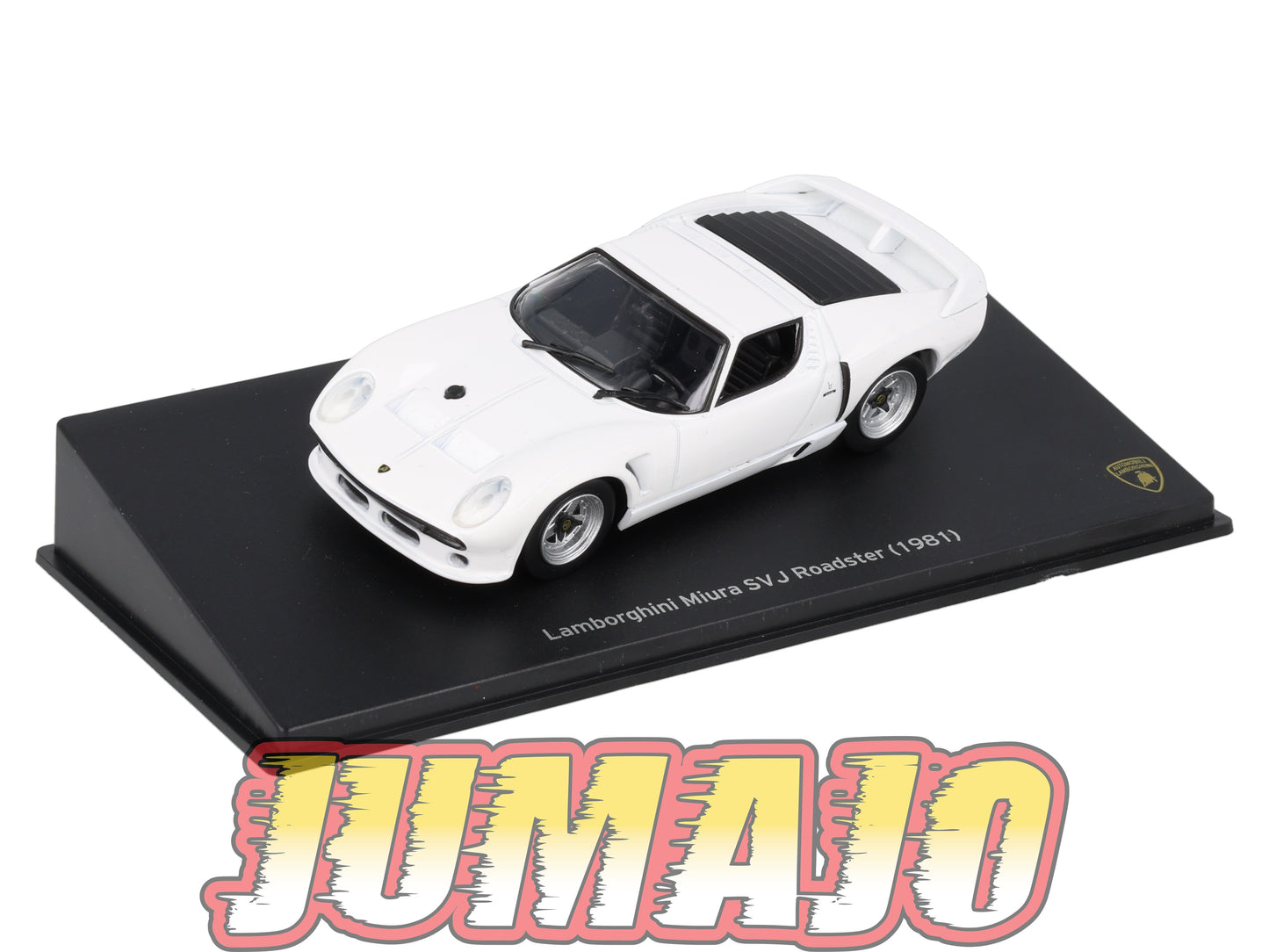 LB61 voiture 1/43 IXO LAMBORGHINI : Miura SVJ Roadster 1981 Blanche