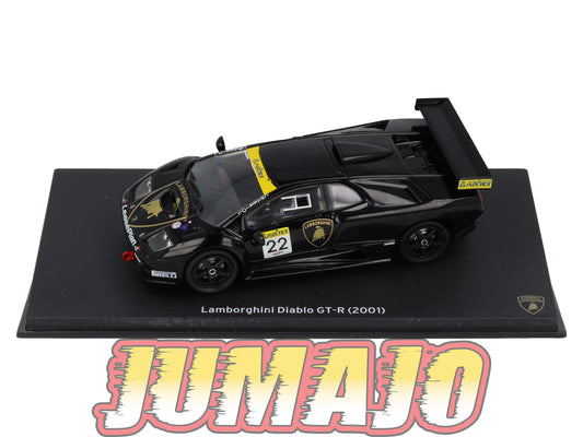 LB6 voiture 1/43 IXO LAMBORGHINI : DIABLO GT-R 2001 #22