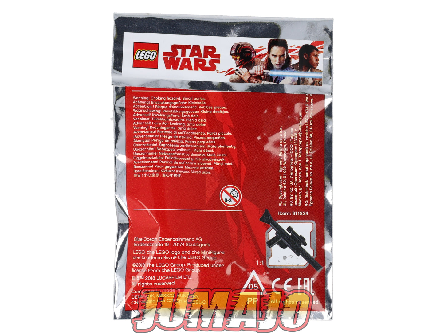 LEG14 Figurine Polybag LEGO Star Wars 5 pièces : 911834 Finn