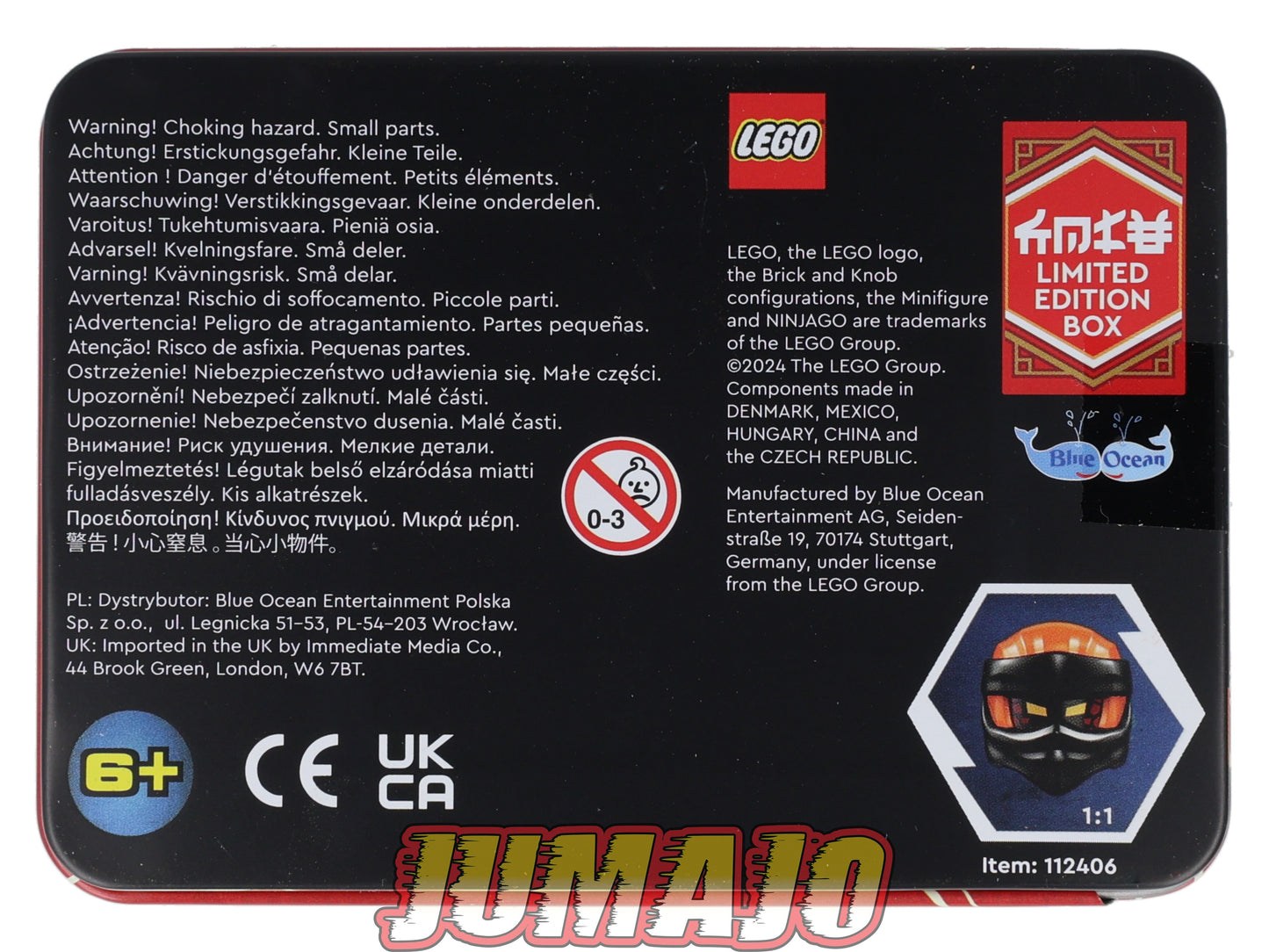 LEG1 Figurine Polybag LEGO Set Ninjago Legacy 11 pièces : Cole & lord Ras 112406 n°21
