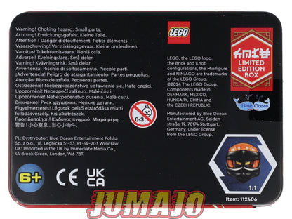 LEG1 Figurine Polybag LEGO Set Ninjago Legacy 11 pièces : Cole & lord Ras 112406 n°21