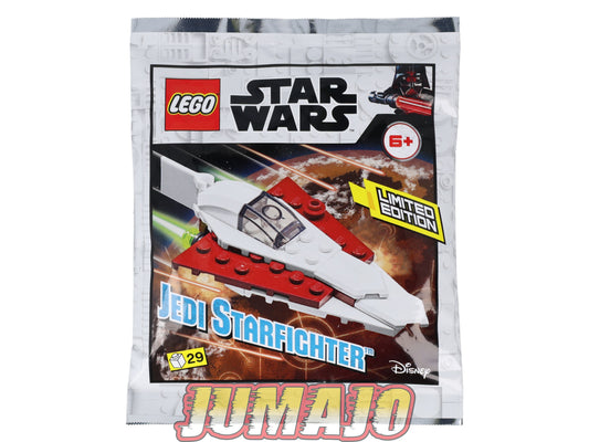 LEG24 Figurine Polybag LEGO Star Wars 29 pièces : 912172 Jedi Starfighter n°6