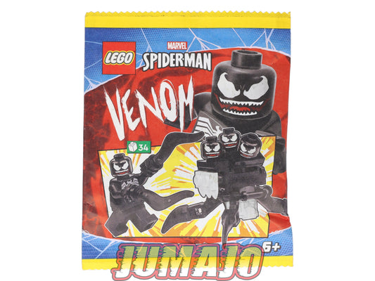 LEG2 Figurine Polybag LEGO Spider-Man Marvel 34 pièces : 682501  Venom + Créature n°19