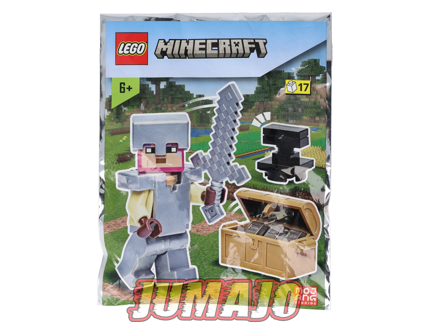 LEG33 Figurine Polybag LEGO Minecraft 17 pièces : 662309 Chevalier