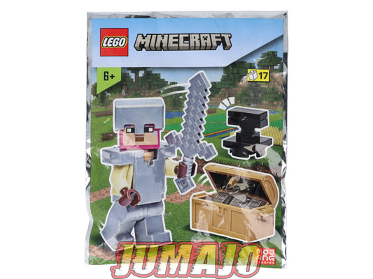 LEG33 Figurine Polybag LEGO Minecraft 17 pièces : 662309 Chevalier