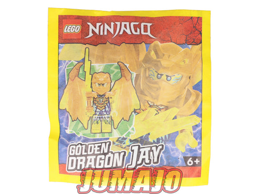 LEG53 Figurine Polybag LEGO Ninjago 16 pièces : Golden Dragon Jay 892302