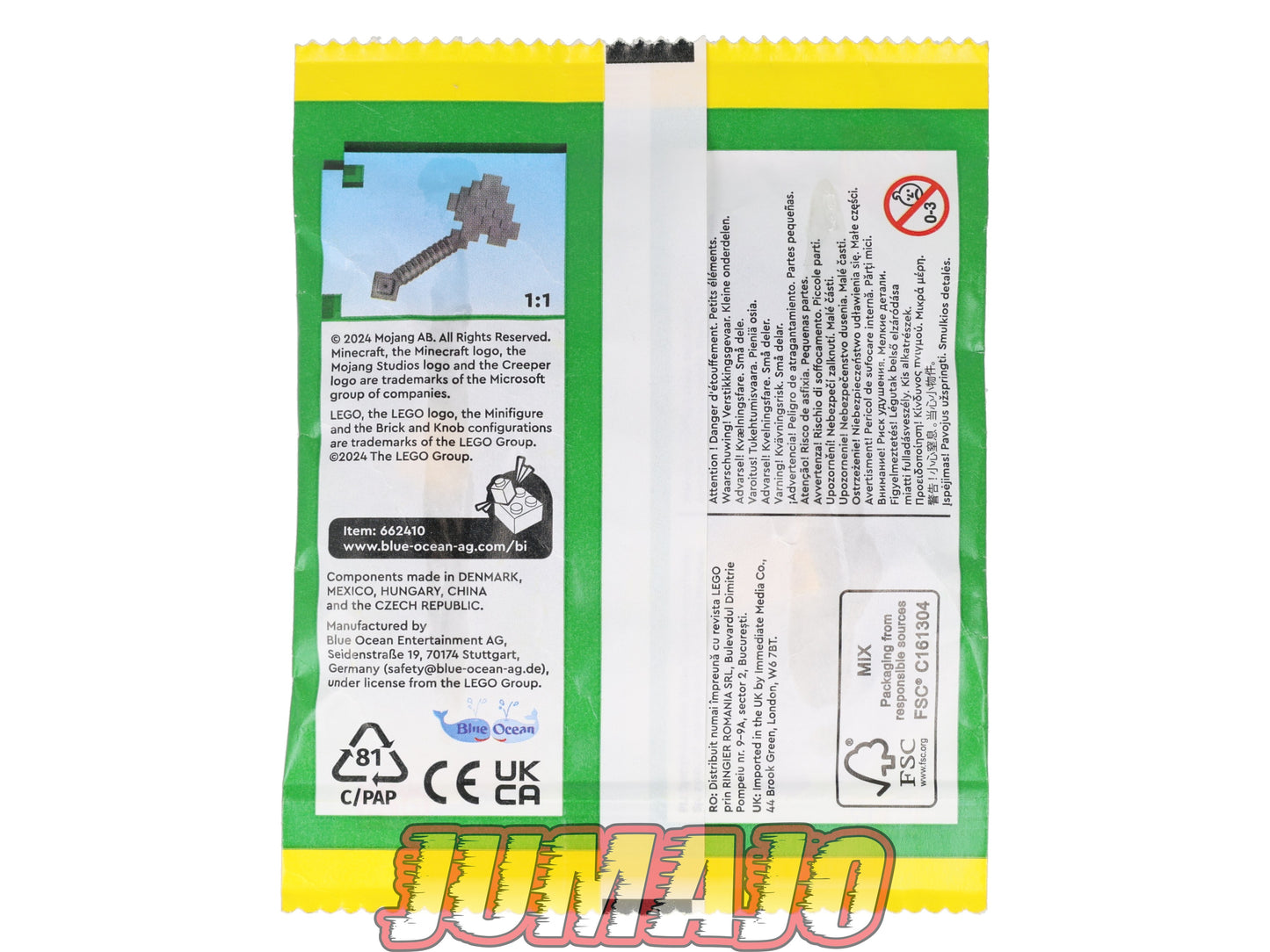 LEG5 Figurine Polybag LEGO Set Minecraft 19 pièces 662410 Araignée & constructeur
