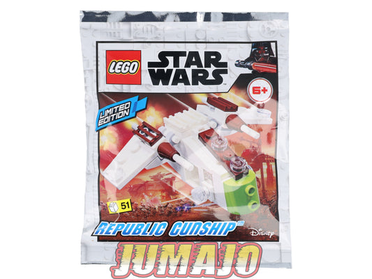 LEG60 Figurine LEGO Star Wars Polybag 51 pièces : 912178 Republic Gunship