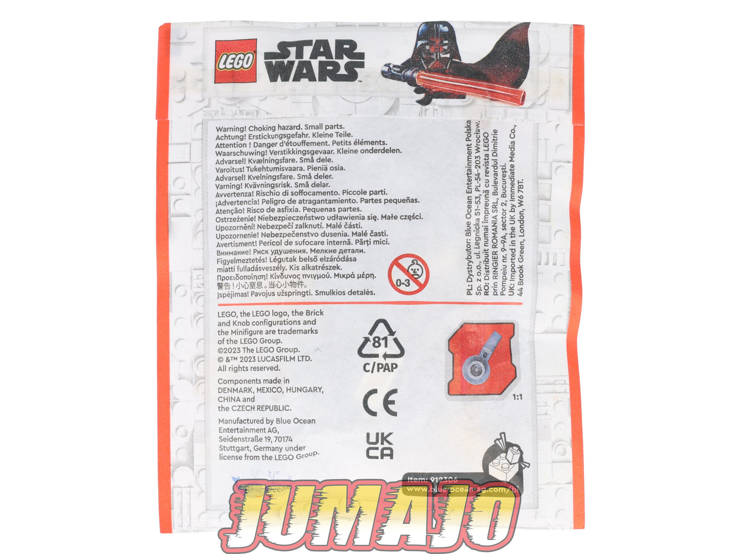 LEG63 Figurine LEGO Star Wars Polybag  61 pièces : 912306 Y-WINGS