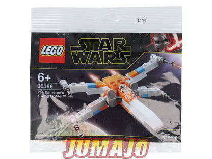 LEG64 Figurine LEGO Star Wars Polybag 72 pièces : 30386 POE Dameron's X-Wing Fighter