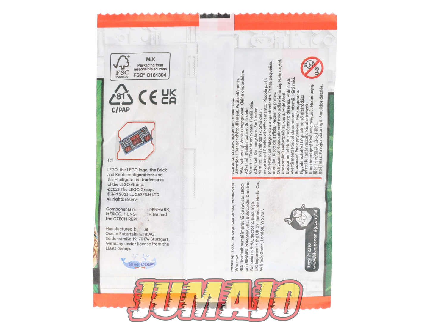 LEG76 Figurine LEGO Star Wars Polybag 16 pièces 912310 C-3PO + Gonk Droid