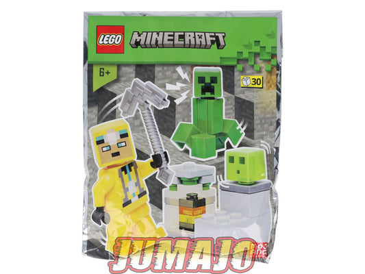 LEG32 Figurine Polybag LEGO Minecraft 30 pièces : 662302 Creeper, Slime & Explorer