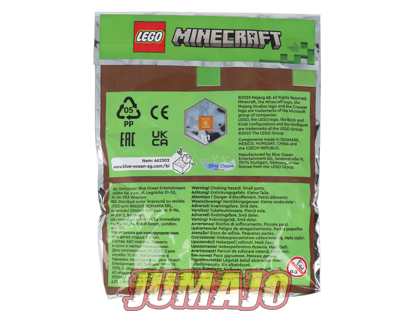 LEG32 Figurine Polybag LEGO Minecraft 30 pièces : 662302 Creeper, Slime & Explorer