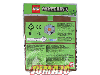 LEG32 Figurine Polybag LEGO Minecraft 30 pièces : 662302 Creeper, Slime & Explorer