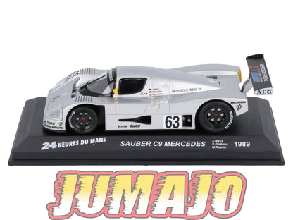 LM12 Voiture 1/43 IXO 24 Heures Le Mans : SAUBER C9 Mercedes #63 Winner 1989 J.Mass