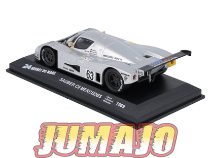 LM12 Voiture 1/43 IXO 24 Heures Le Mans : SAUBER C9 Mercedes #63 Winner 1989 J.Mass