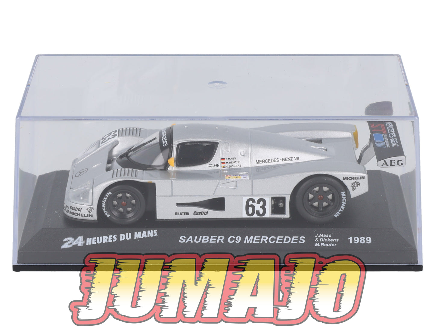 LM12 Voiture 1/43 IXO 24 Heures Le Mans : SAUBER C9 Mercedes #63 Winner 1989 J.Mass
