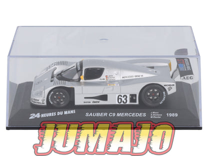 LM12 Voiture 1/43 IXO 24 Heures Le Mans : SAUBER C9 Mercedes #63 Winner 1989 J.Mass