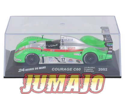 LM15 voiture 1/43 IXO 24 Heures Le Mans : COURAGE C60 #17 J.C.Bouillon 2002