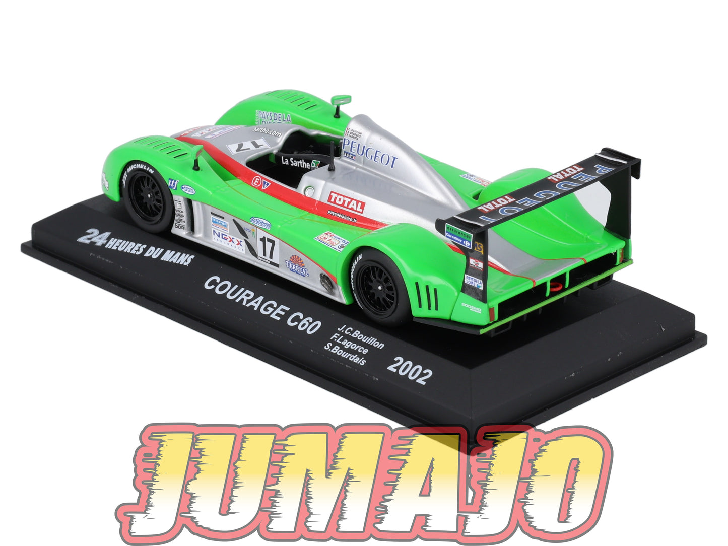 LM15 voiture 1/43 IXO 24 Heures Le Mans : COURAGE C60 #17 J.C.Bouillon 2002