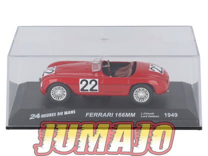 LM16 voiture 1/43 IXO 24 Heures Le Mans : FERRARI 166MM #22 Winner L.Chinetti 1949