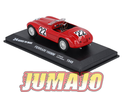 LM16 voiture 1/43 IXO 24 Heures Le Mans : FERRARI 166MM #22 Winner L.Chinetti 1949