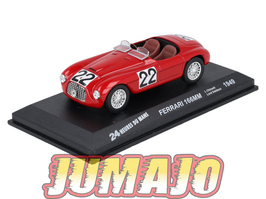 LM16 voiture 1/43 IXO 24 Heures Le Mans : FERRARI 166MM #22 Winner L.Chinetti 1949