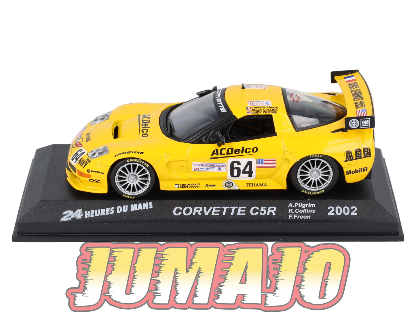 LM17 voiture 1/43 IXO 24 Heures Le Mans : Corvette C5R #64 A.Pilgrim 2002