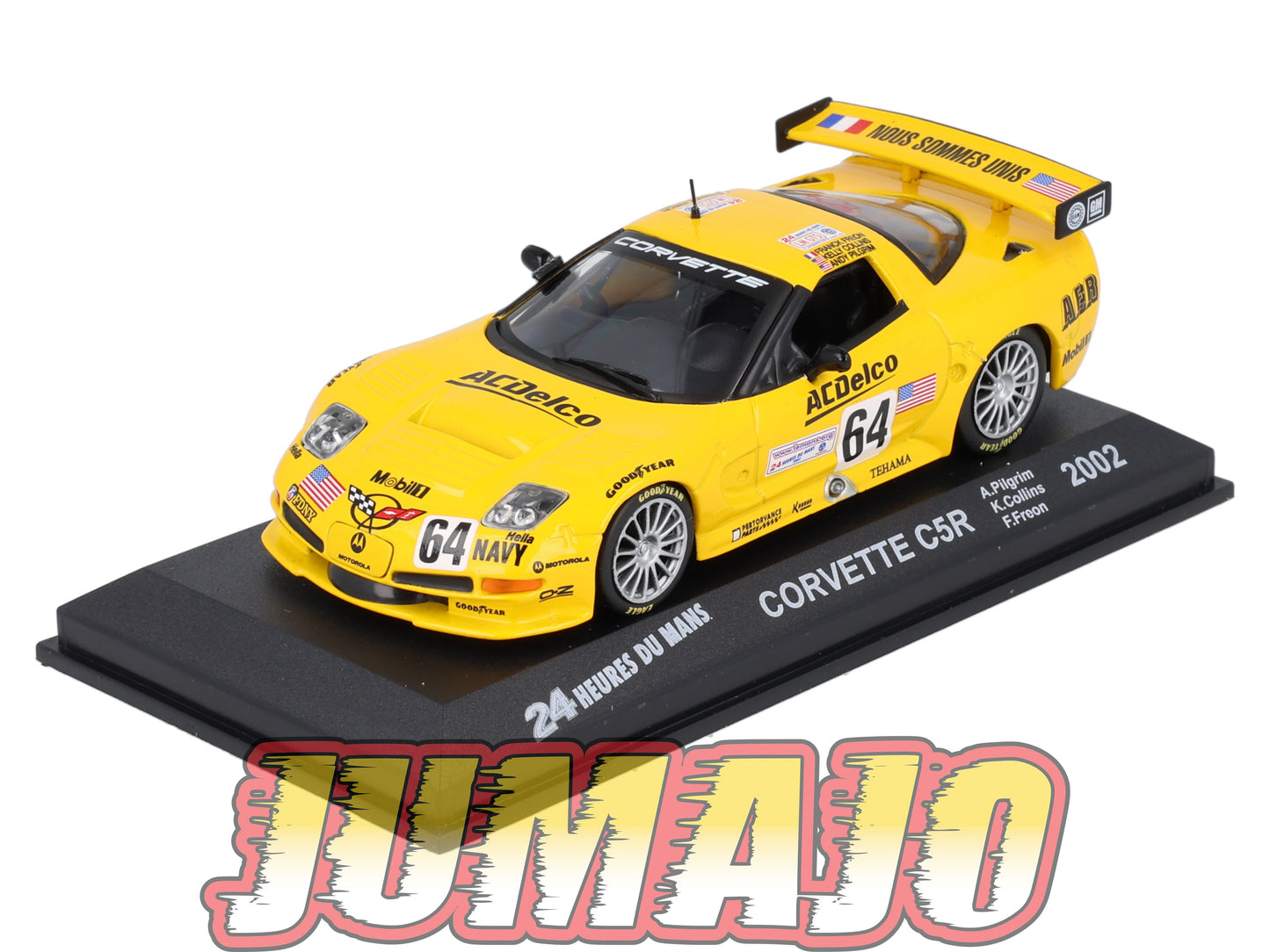 LM17 voiture 1/43 IXO 24 Heures Le Mans : Corvette C5R #64 A.Pilgrim 2002